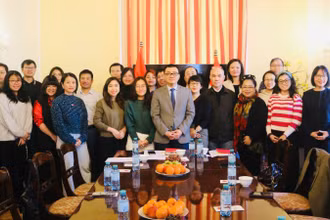 Đại sứ quán Việt Nam gặp gỡ chuyên gia, nhà khoa học Việt Nam tại Áo