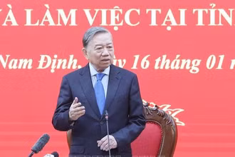 [Ảnh] Tổng Bí thư Tô Lâm thăm, làm việc tại tỉnh Nam Định