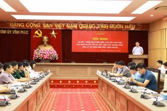 Triển khai phần mềm theo dõi công việc của các cơ quan Đảng tại Vĩnh Phúc.