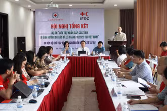 Hội nghị Tổng kết các dự án cứu trợ. 