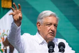 Tổng thống Mexico Andres Manuel Lopez Obrador. (Ảnh: AFP/TTXVN)