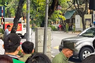 Hiện trường vụ việc.