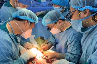 Bệnh viện Nhi Đồng 2 Thành phố Hồ Chí Minh thực hiện ghép gan trở lại. (Ảnh: Bệnh viện cung cấp).