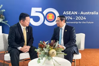 Thủ tướng Phạm Minh Chính tiếp xúc song phương tại Hội nghị Cấp cao đặc biệt ASEAN-Australia