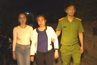 Nguyễn Thị Thu Thủy, 1 trong 2 đối tượng cầm đầu đường dây đánh bạc bị Công an bắt giữ.