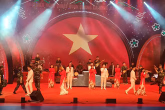 Một tiết mục của Đoàn nghệ thuật tỉnh An Giang.