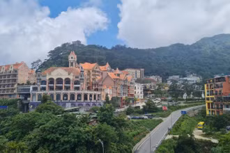 Giá đất tại thị trấn Tam Đảo tăng cao.