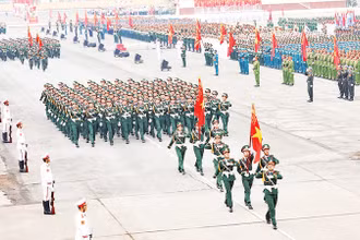 Tổng hợp luyện diễu binh lần thứ 2 tại sân bay Biên Hòa. 
