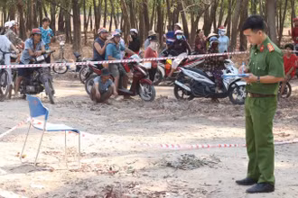 Hiện trường vụ án mạng.
