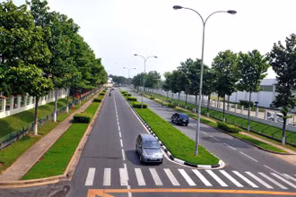 Một góc Khu công nghiệp Việt Nam-Singapore 1 (VSIP 1) tại tỉnh Bình Dương. 