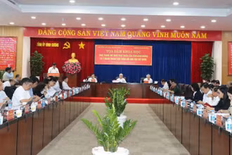 Toàn cảnh buổi tọa đàm.