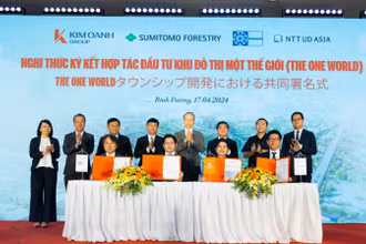 Ký kết hợp tác đầu tư dự án khu đô thị Một Thế Giới giữa Kim Oanh Group và các đối tác Nhật Bản.