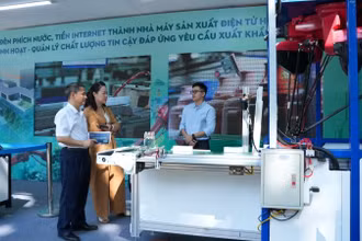 Mô hình sản xuất thông minh của Rạng Đông. 