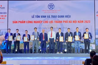 Năm nay, thành phố Hà Nội có thêm 33 sản phẩm công nghiệp chủ lực.