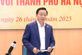 Phó Thủ tướng Trần Hồng Hà chỉ đạo tại Hội nghị. (Ảnh: PHẠM LINH)