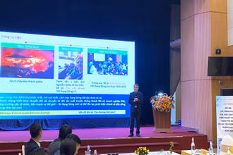 Đại diện các viện nghiên cứu, trường đại học tham luận tại hội nghị.
