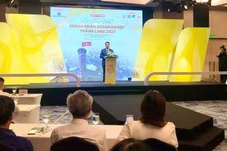Quang cảnh buổi họp báo.