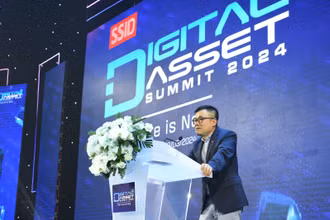 Đại diện SSI Digital phát biểu tại Diễn đàn.