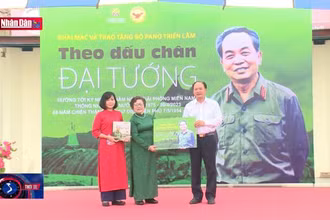 Khai mạc triển lãm ''Theo dấu chân Đại tướng''