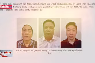 Bắt tạm giam Giám đốc Trung tâm Lý lịch tư pháp quốc gia