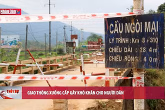 Giao thông xuống cấp gây khó khăn cho người dân