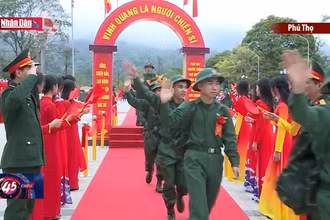 Sôi nổi Ngày hội tòng quân trên cả nước