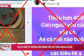Hệ lụy đến từ những hội nhóm tiêu cực trên mạng xã hội