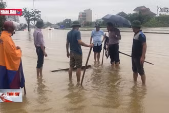 Cảnh báo mưa ngập tại nhiều khu vực