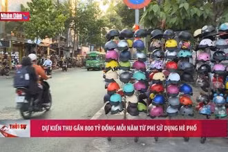 Dự kiến thu gần 800 tỷ đồng mỗi năm từ phí sử dụng hè phố