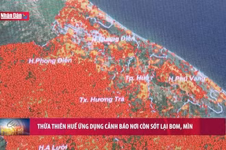 Thừa Thiên Huế ứng dụng cảnh báo nơi còn sót lại bom, mìn