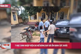 7 học sinh nhập viện do nổ bóng bay đã ổn định sức khỏe