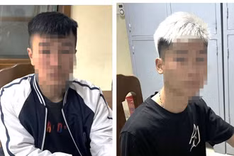 Các đối tượng bị tạm giữ.