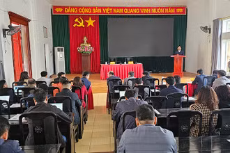 Quang cảnh buổi họp báo.
