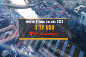 [Video] Kiều hối về TP Hồ Chí Minh đạt hơn 4 tỷ USD sau nửa đầu năm