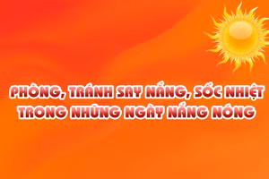 [Video] Phòng, tránh say nắng, sốc nhiệt trong những ngày nắng nóng