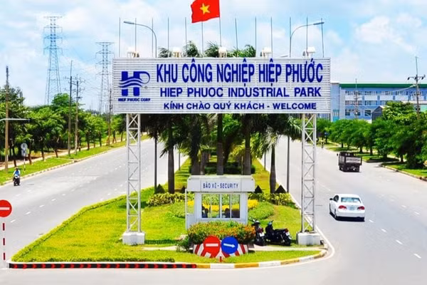 Khu công nghiệp Hiệp Phước, xã Hiệp Phước. (Ảnh: VÕ LÊ)