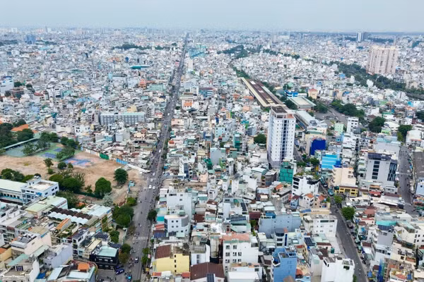Ủy ban nhân dân Thành phố Hồ Chí Minh đã phê duyệt ranh giới lập quy hoạch các khu vực TOD chung quanh các nhà ga thuộc tuyến Metro số 2 (đoạn Bến Thành-Tham Lương).(Ảnh: QUÝ HIỀN)