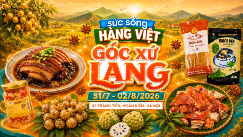 Không gian trưng bày chủ đề "Góc xứ Lạng" sẽ được mở cửa bắt đầu từ 10 giờ ngày 31/7 và kéo dài đến 21 giờ ngày 2/8, tại địa chỉ số 62 Tràng Tiền (Hà Nội). 