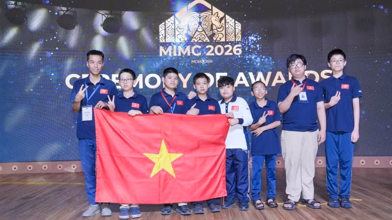 Các học sinh của Trường Ngôi Sao Hoàng Mai đã xuất sắc giành huy chương tại Kỳ thi Toán học Quốc tế lần thứ 26 (MIMC 2026).