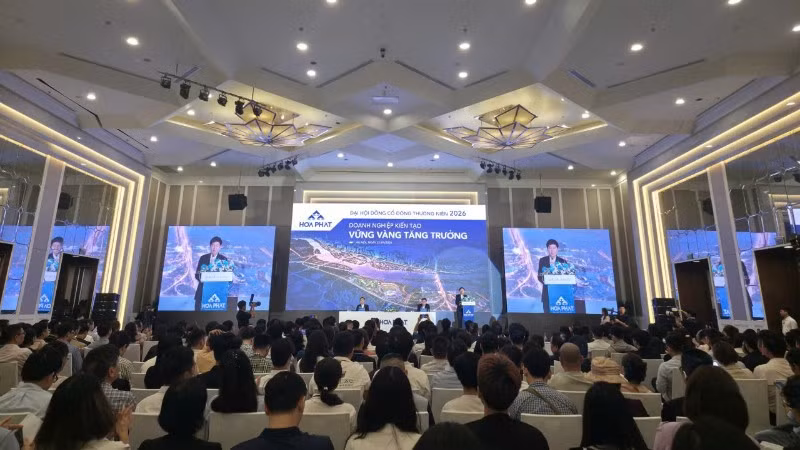 Đại hội đồng cổ đông thường niên năm 2026 của Tập đoàn Hòa Phát thu hút sự quan tâm tham dự của gần 1.000 cổ đông.