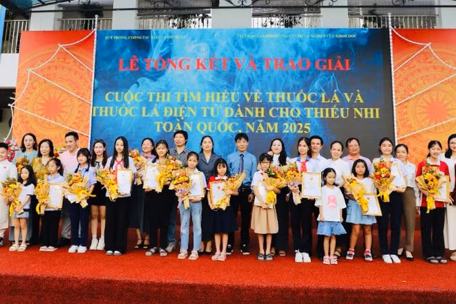 Cuộc thi tìm hiểu về tác hại của thuốc lá và thuốc lá điện tử dành cho thiếu nhi toàn quốc, năm 2025.