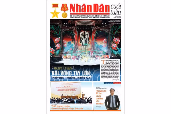  Đón đọc Nhân Dân cuối tuần số 40/2026 (Phát hành từ ngày 2/10/2026) 