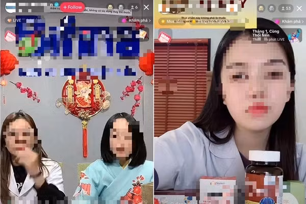 Chỉ cần vài phút lướt TikTok, người dùng có thể dễ dàng bắt gặp hàng loạt tài khoản livestream rao bán thuốc. 