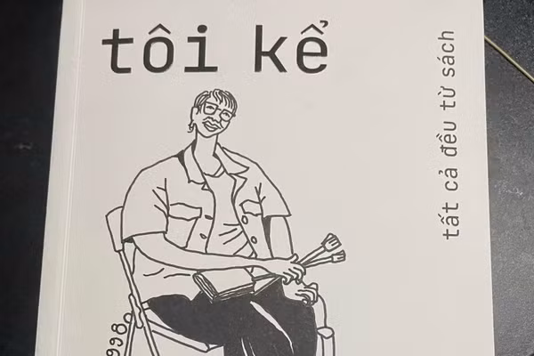 Bìa sách họa sĩ Trần Đại Thắng vẽ tặng nhà văn Trần Thị Trường.