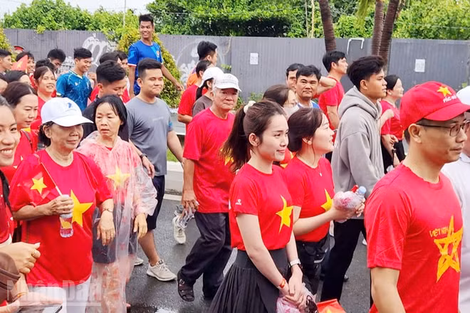 Ngày mai, 30/8, chương trình đi bộ “Cùng Việt Nam tiến bước” ở cấp tỉnh An Giang sẽ được tổ chức tại Khu TM5, đường Tôn Đức Thắng, phường Rạch Giá (Khu đô thị Phú Cường). (Ảnh: QUỐC TRINH)