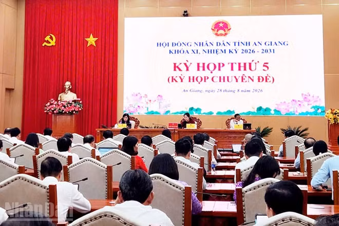 Quang cảnh Kỳ họp. (Ảnh: QUỐC TRINH)
