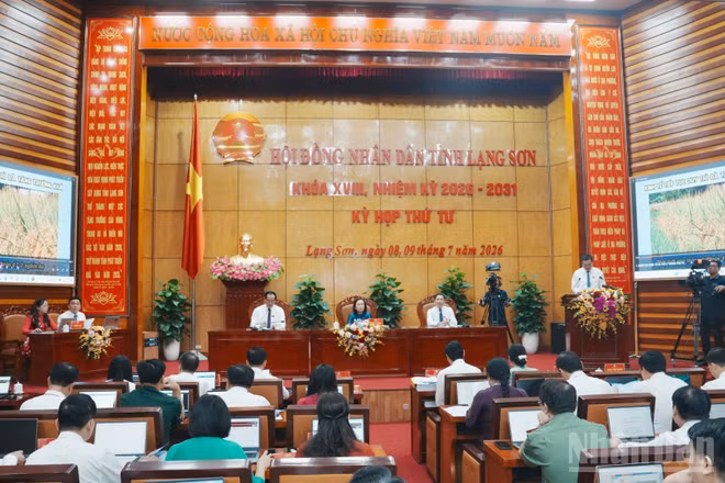 Kỳ họp thứ 4, khóa XVIII, nhiệm kỳ 2026-2031 Hội đồng nhân dân tỉnh Lạng Sơn.