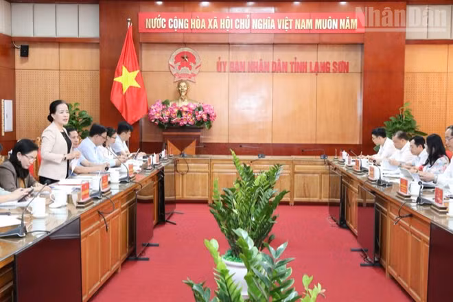 Quang cảnh buổi làm việc.