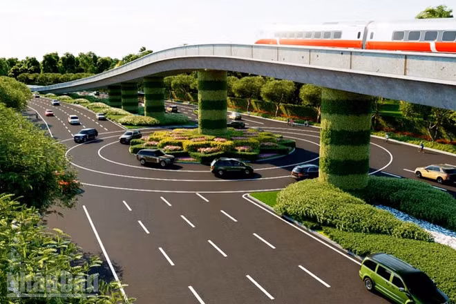 Mô phỏng dự án Tuyến tàu điện đô thị (tàu điện nhẹ - LRT) nối sân bay Phú Quốc tới Trung tâm Hội nghị APEC.