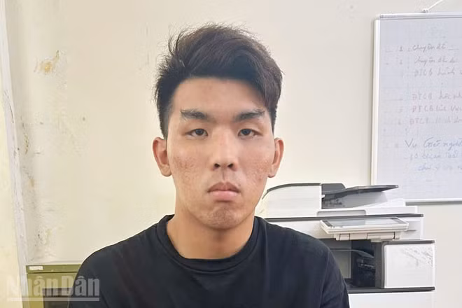 Bị can Trương Quốc Đạt.